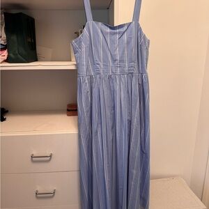 a new day Blue Striped Maxi Dress